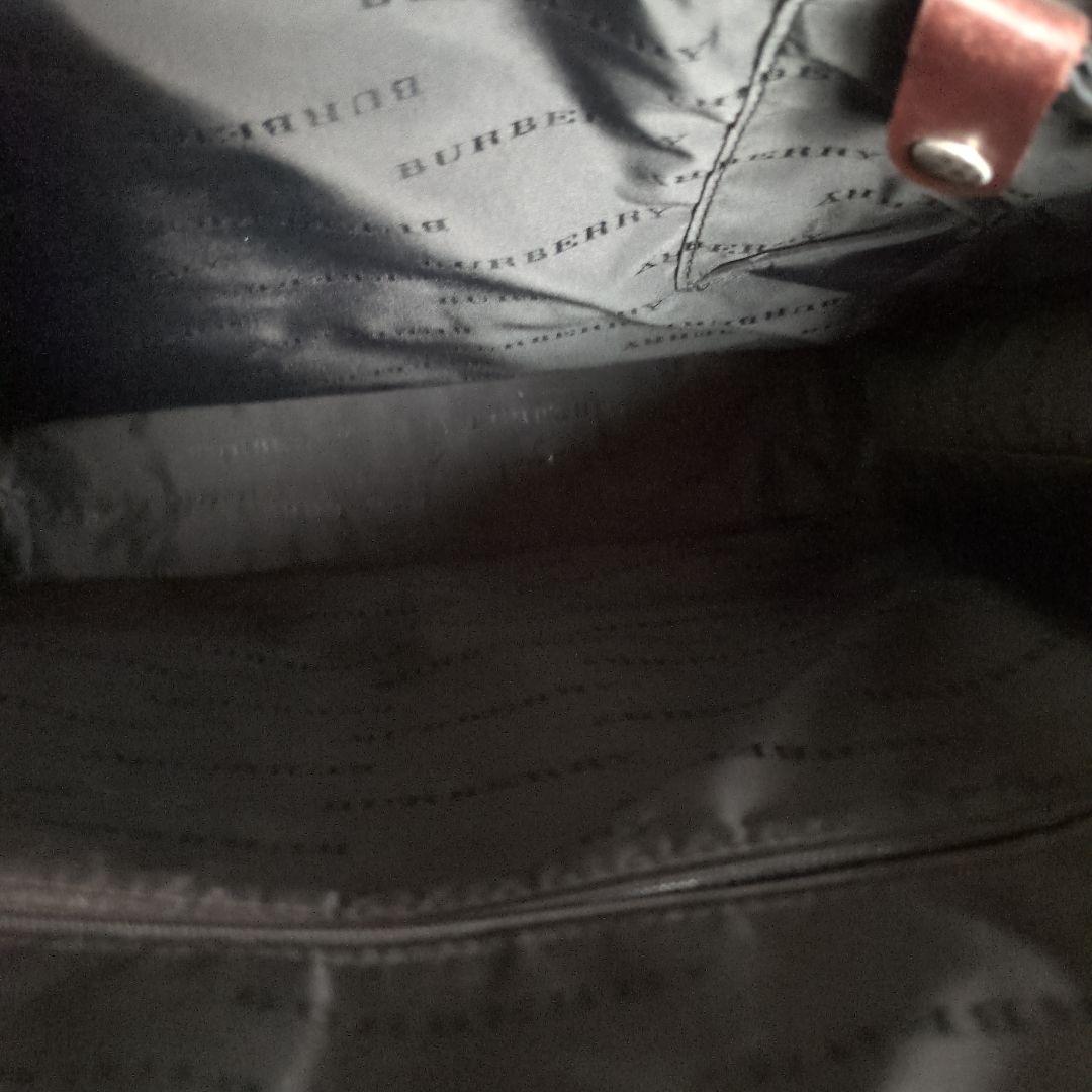 ♦️BURBERRY バーバリーノバチェック トートバッグ レザー＆キャンバス