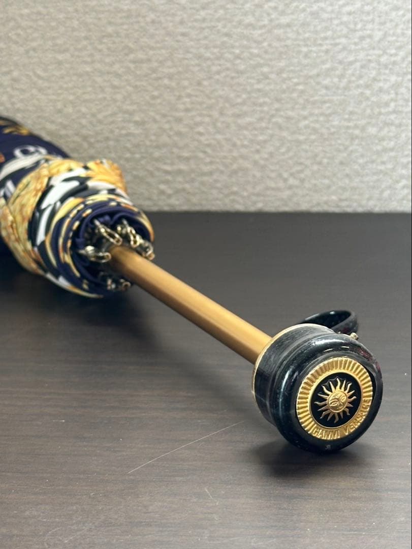k189 ヴェルサーチ VERSACE 総柄 折りたたみ傘