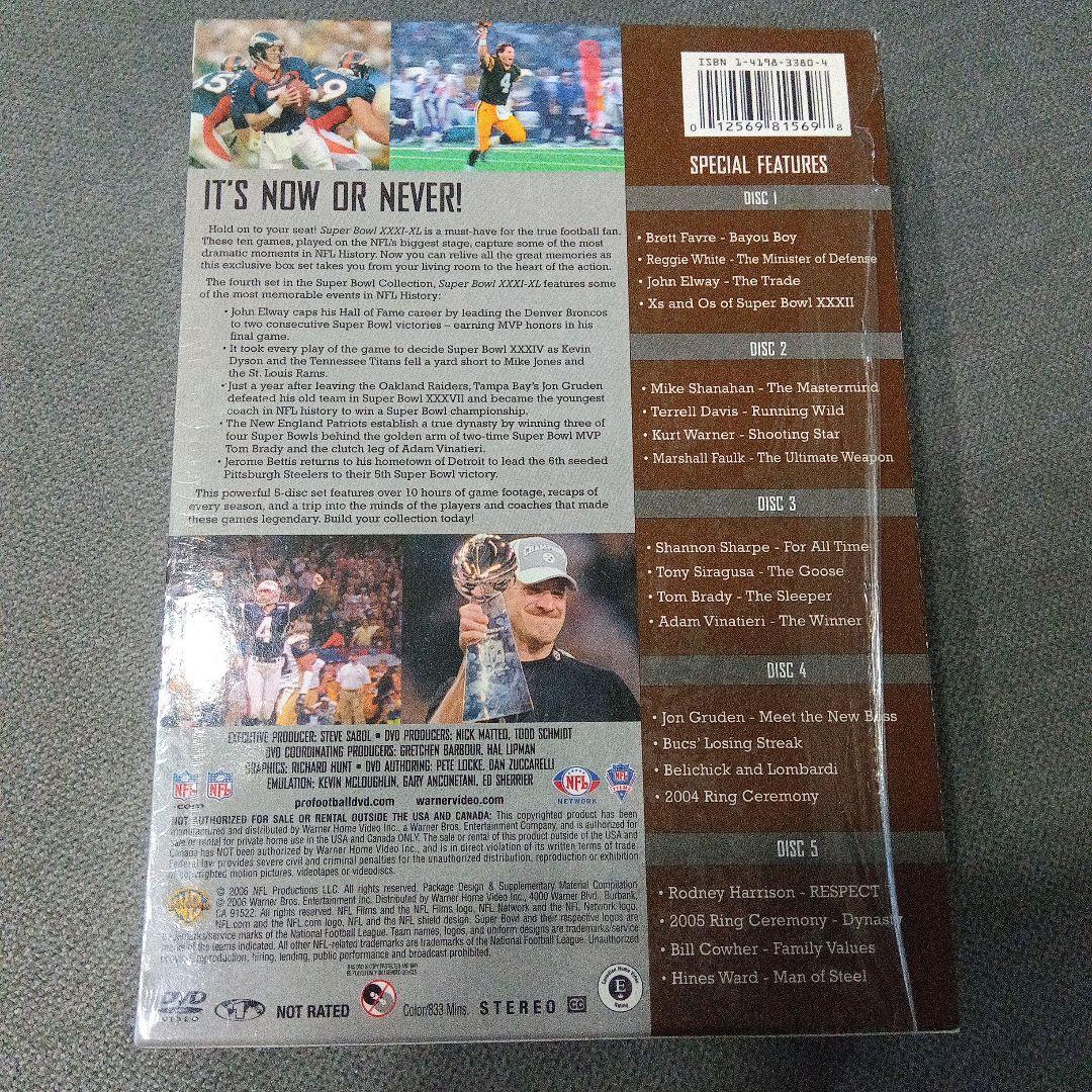 スポーツ・フィットネス NFL Super Bowl XXXI-XL DVD Collector's