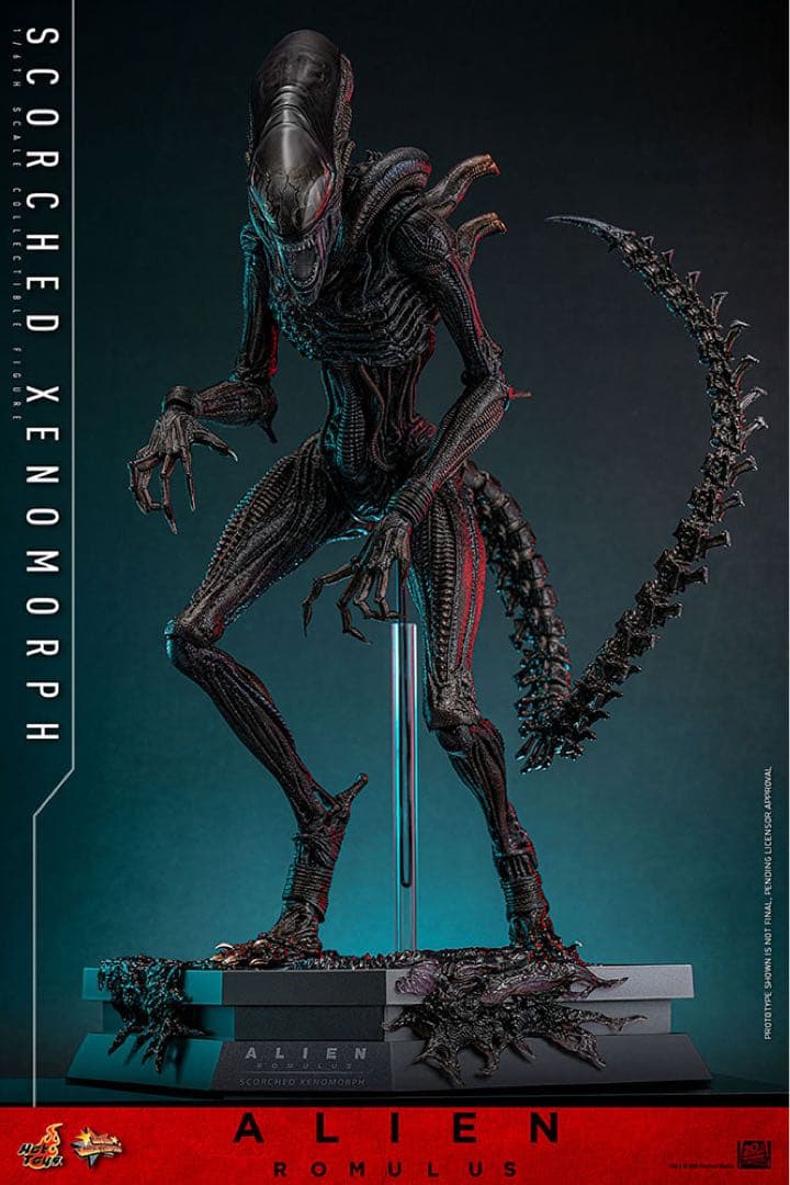 ホットトイズ 『エイリアン：ロムルス』スコーチド・ゼノモーフ 1/6 新品ラス1