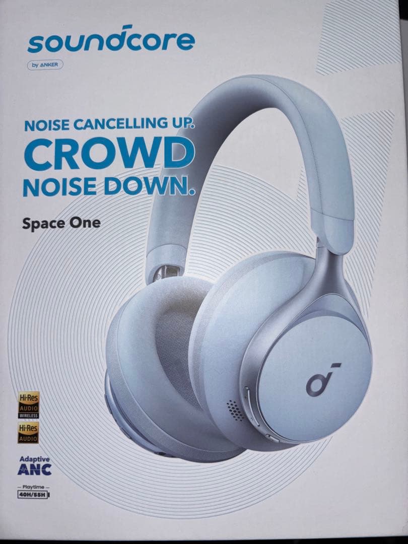 -x-　 Anker Soundcore スペースワン ブルー