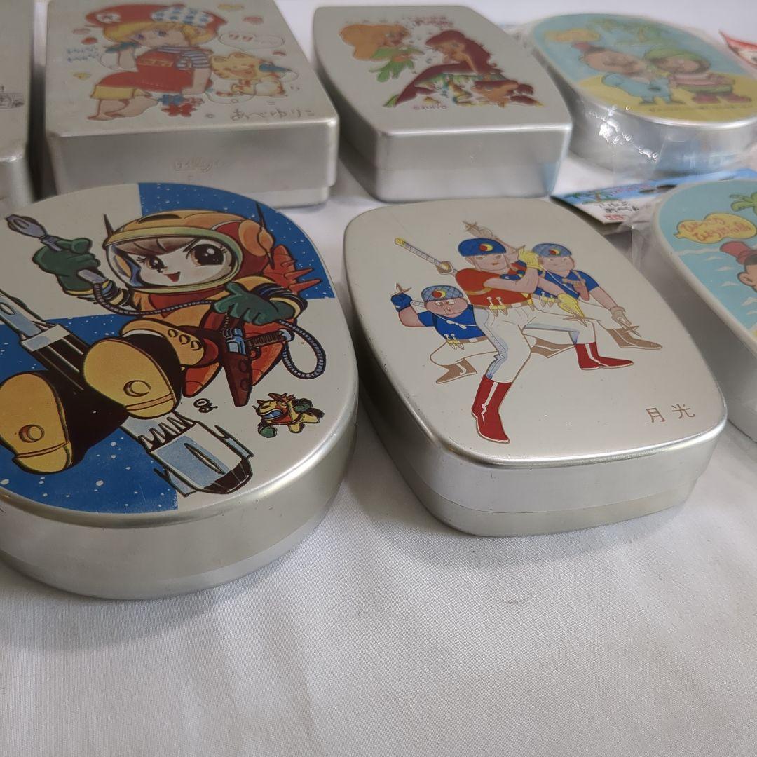 昭和レトロ キャラクター アルミお弁当箱 8個 スプーン フォーク まとめ売り