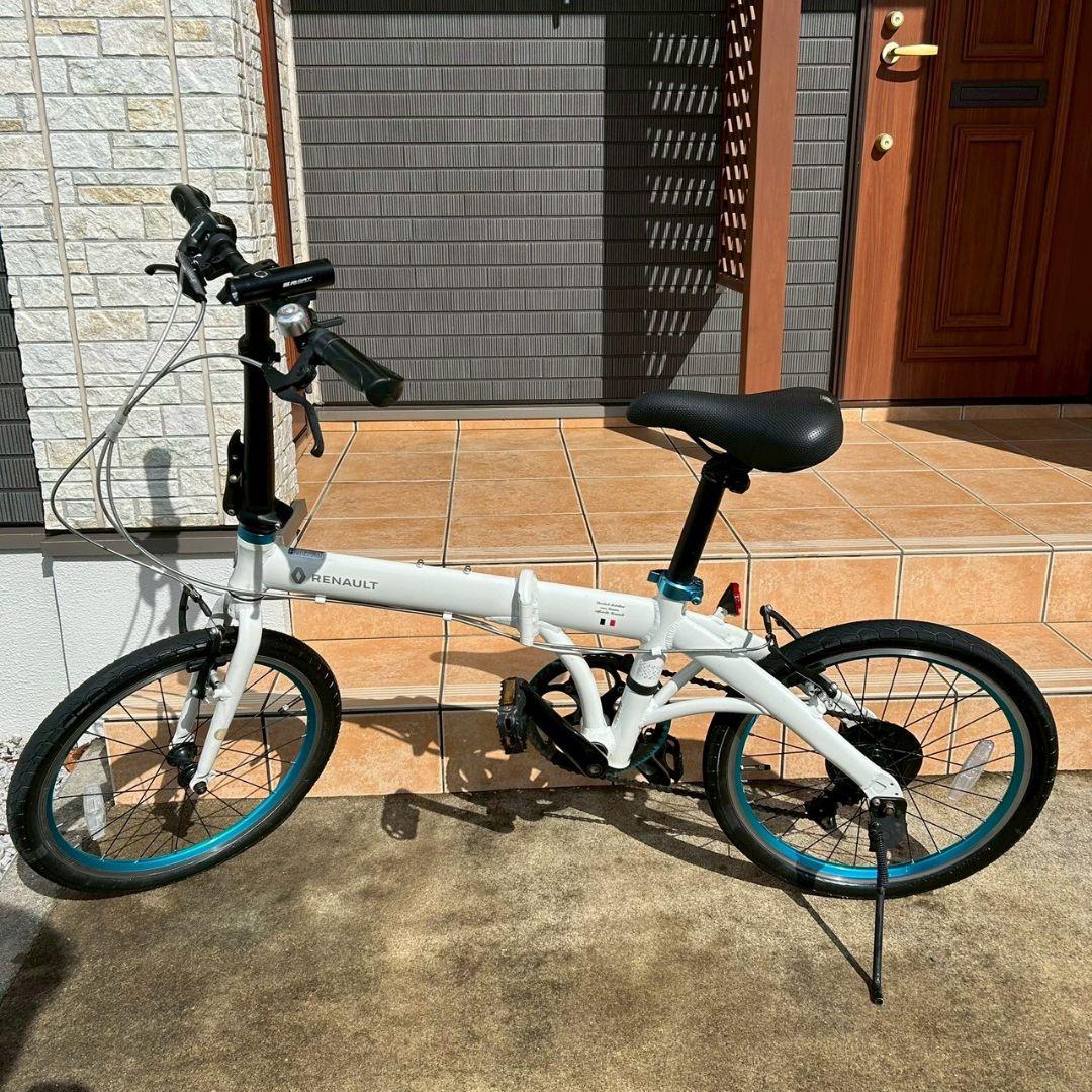 RENAULT ルノー 折りたたみ自転車 ホワイト