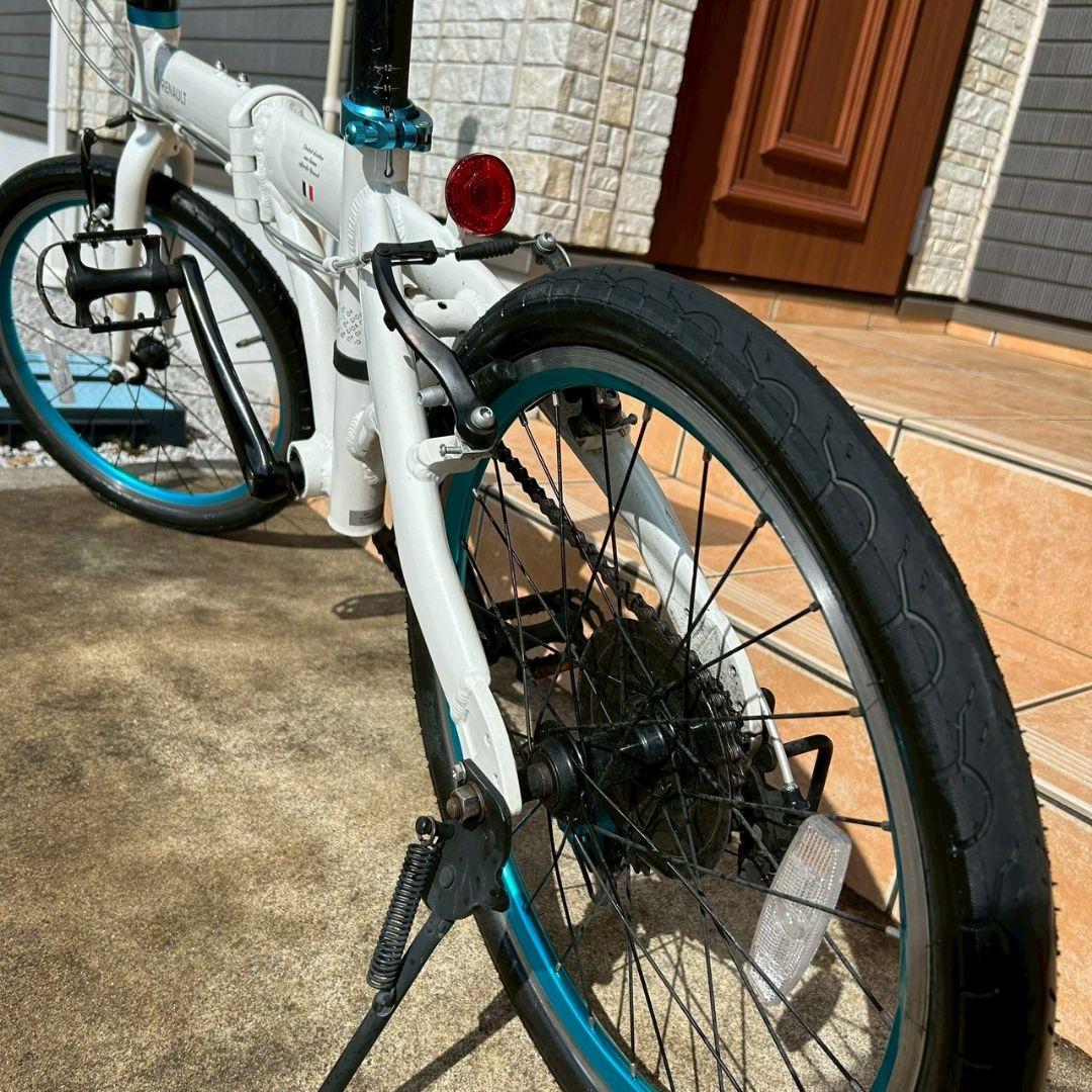 RENAULT ルノー 折りたたみ自転車 ホワイト