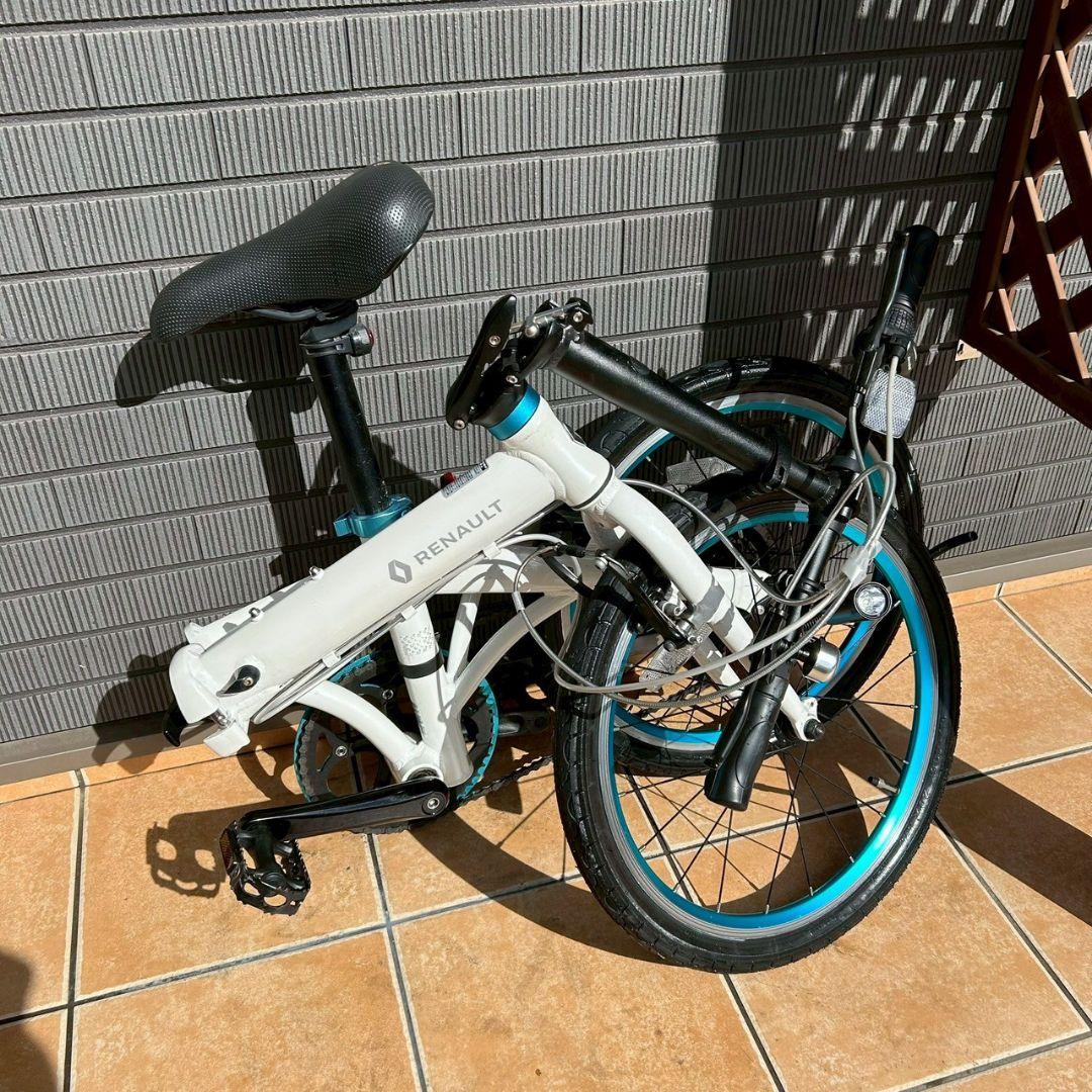 RENAULT ルノー 折りたたみ自転車 ホワイト