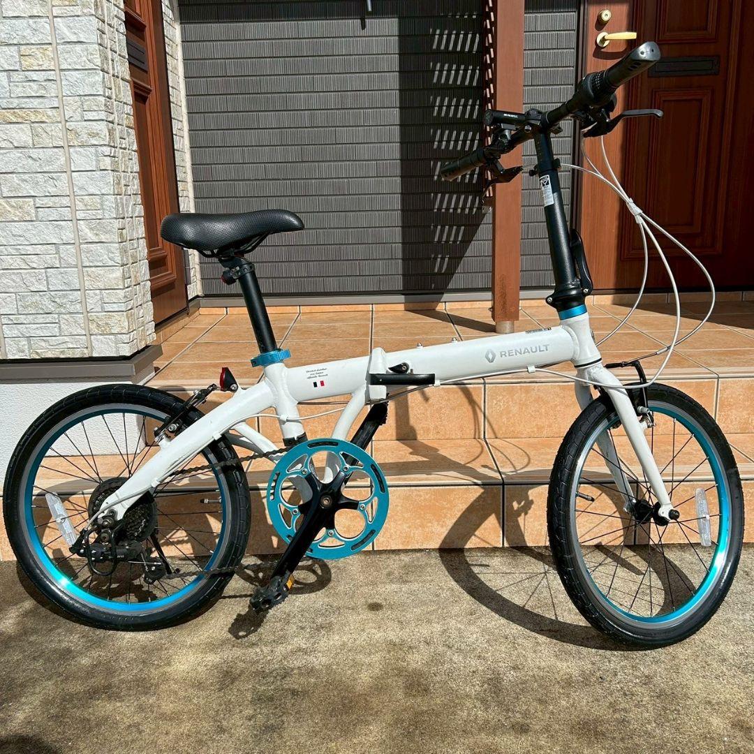 RENAULT ルノー 折りたたみ自転車 ホワイト