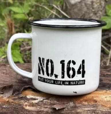 【新品未使用】 ヒロシ NO.164 野外独杯 マグカップ ホーロー