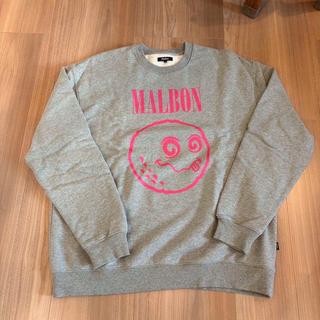 MALBON GOLF スエットグレー XXL