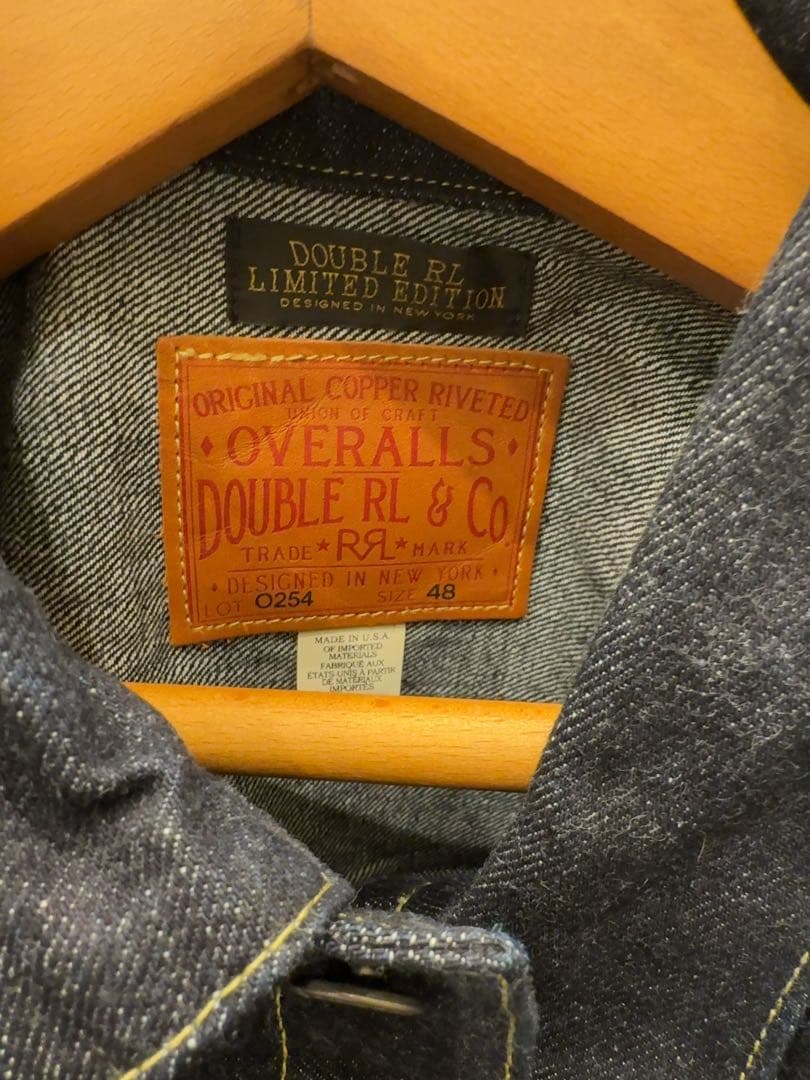 新品　BEAMS RRL ダブルアールエル TYPE 1 デニムジャケット 48