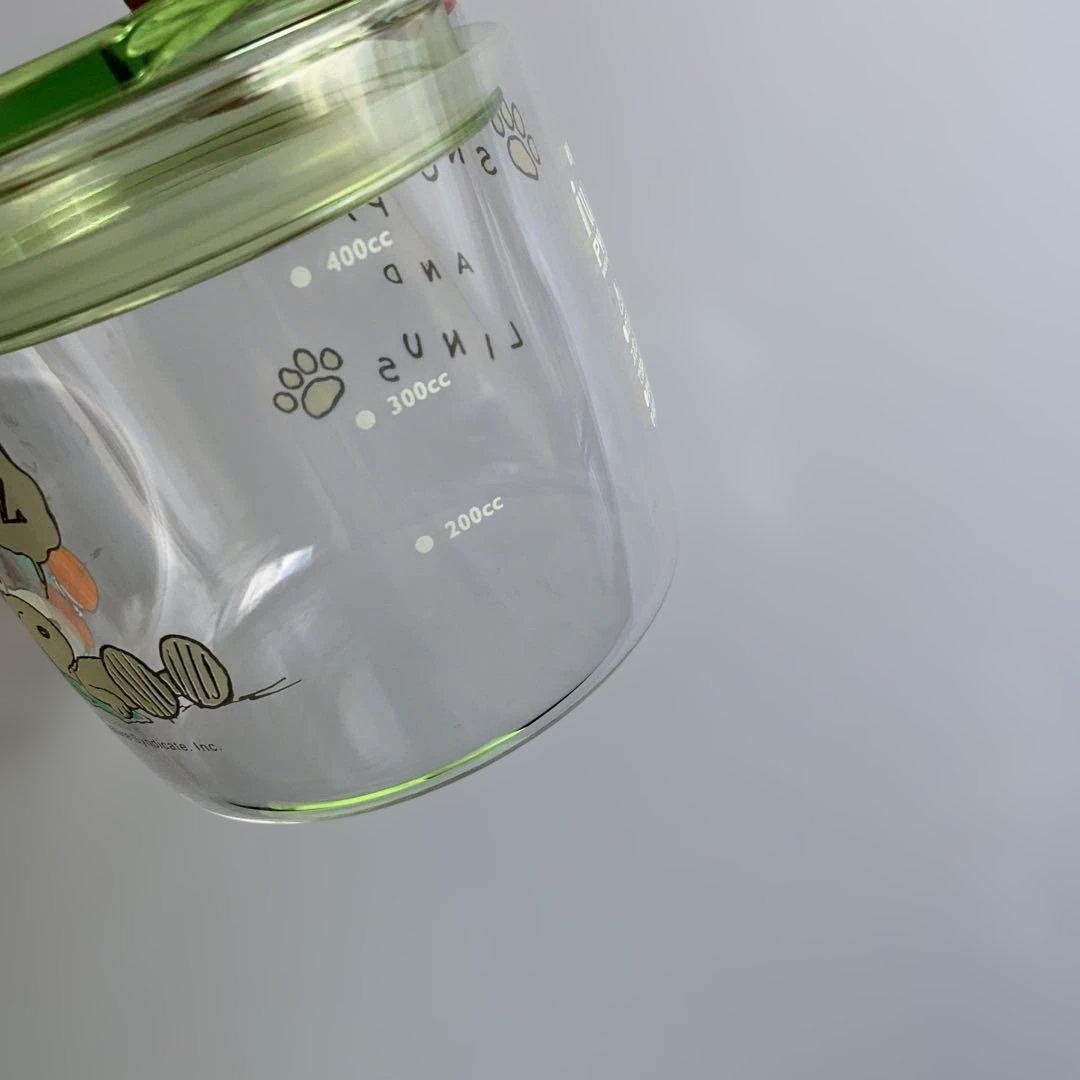 レア未使用　iwaki スヌーピー 耐熱ガラス保存容器 2個セット　PYREX