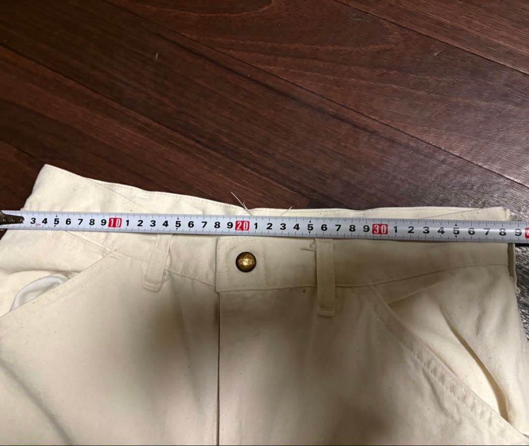 Carhartt カーハートホワイト ワークパンツ ペインターパンツ