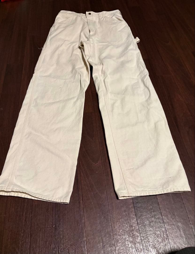 Carhartt カーハートホワイト ワークパンツ ペインターパンツ
