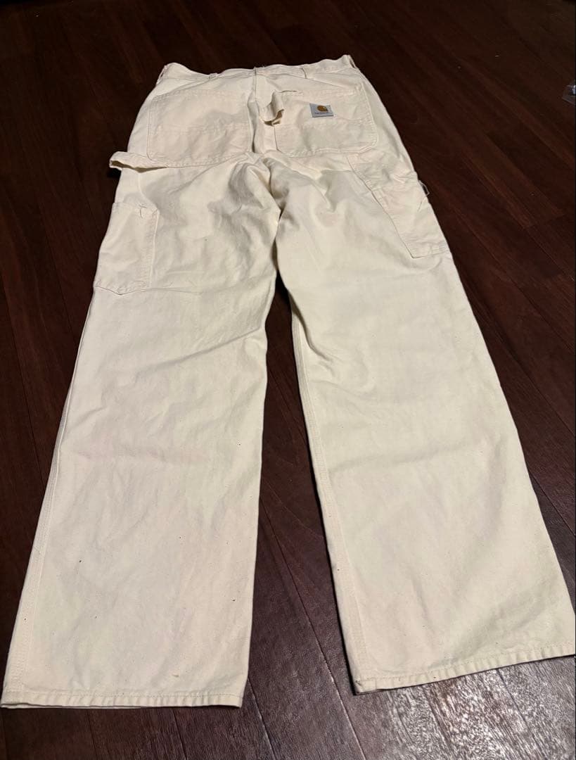 Carhartt カーハートホワイト ワークパンツ ペインターパンツ