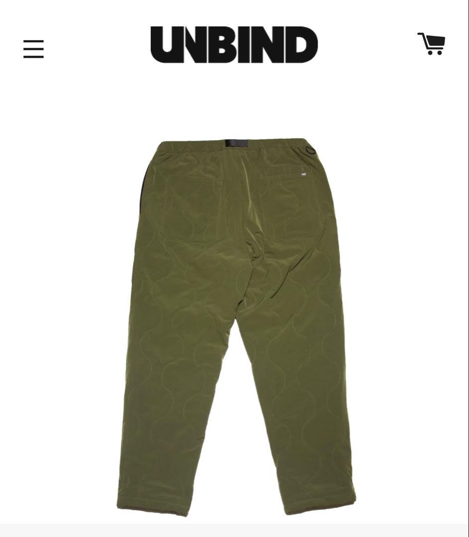 UNBIND キルティング　セットアップ　UEC QUILTED アンバインド