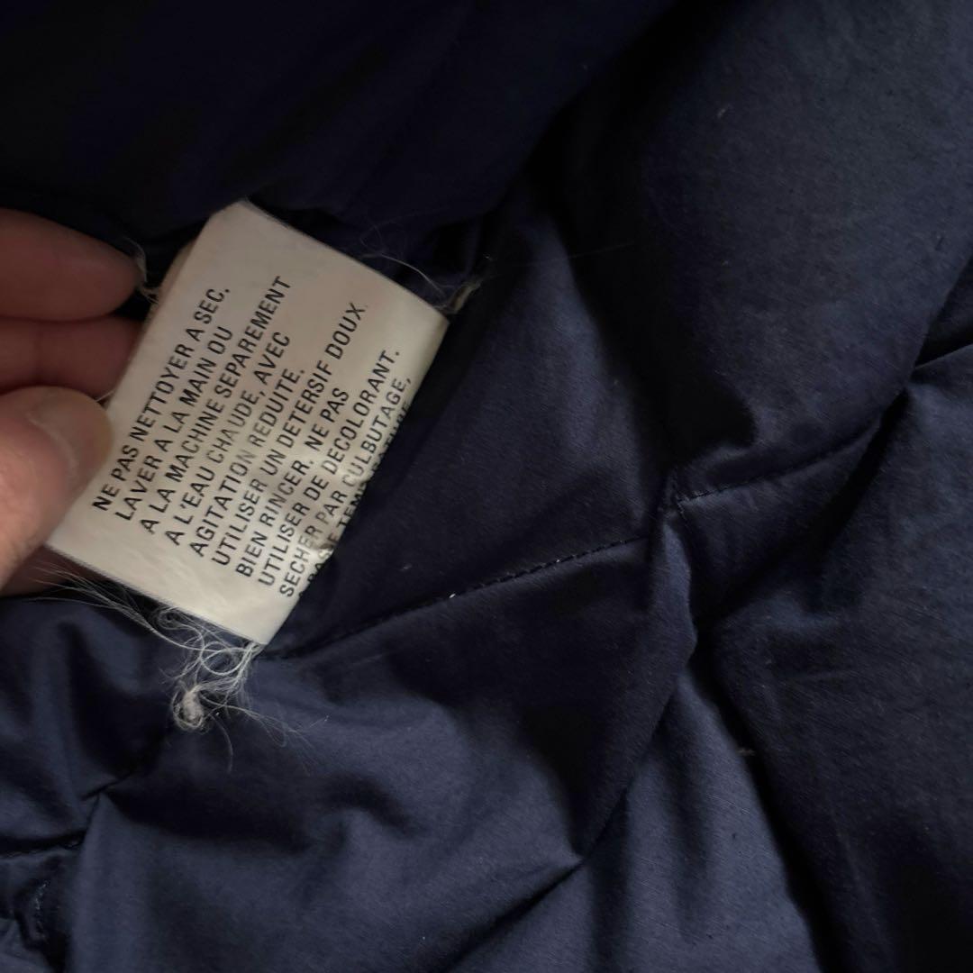 名作　80s Eddie Bauer 黒タグ　ダウンベスト　L vintage