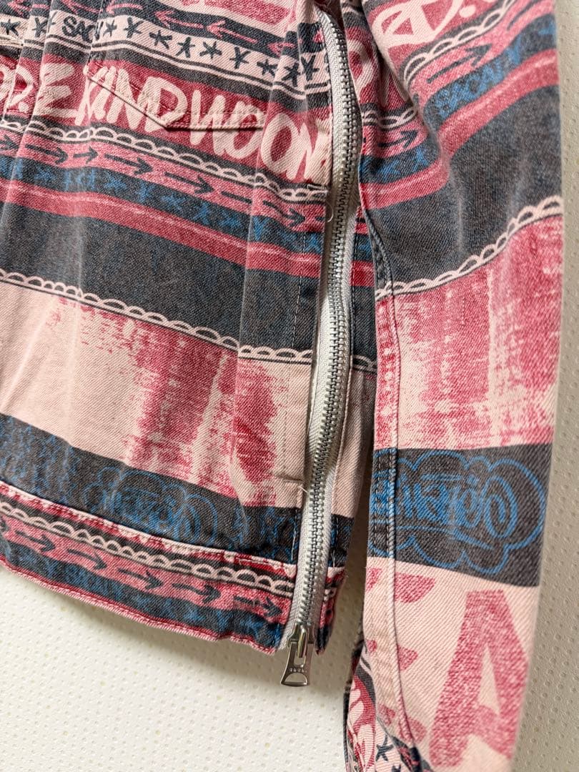 sacai x Eric Hazeプリント デニム ジャケット サイズ3
