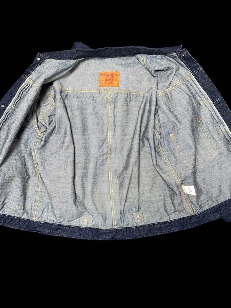 【美品】TCBジーンズ Late S40s デニムジャケット 44 Tバック