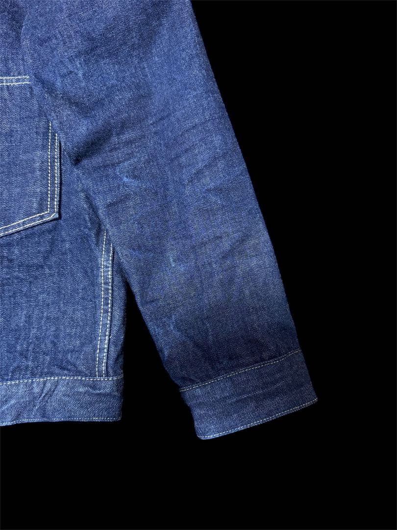 【美品】TCBジーンズ Late S40s デニムジャケット 44 Tバック