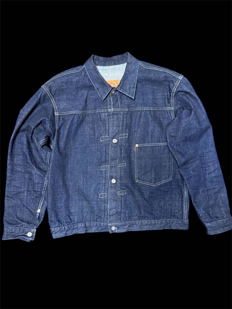 【美品】TCBジーンズ Late S40s デニムジャケット 44 Tバック