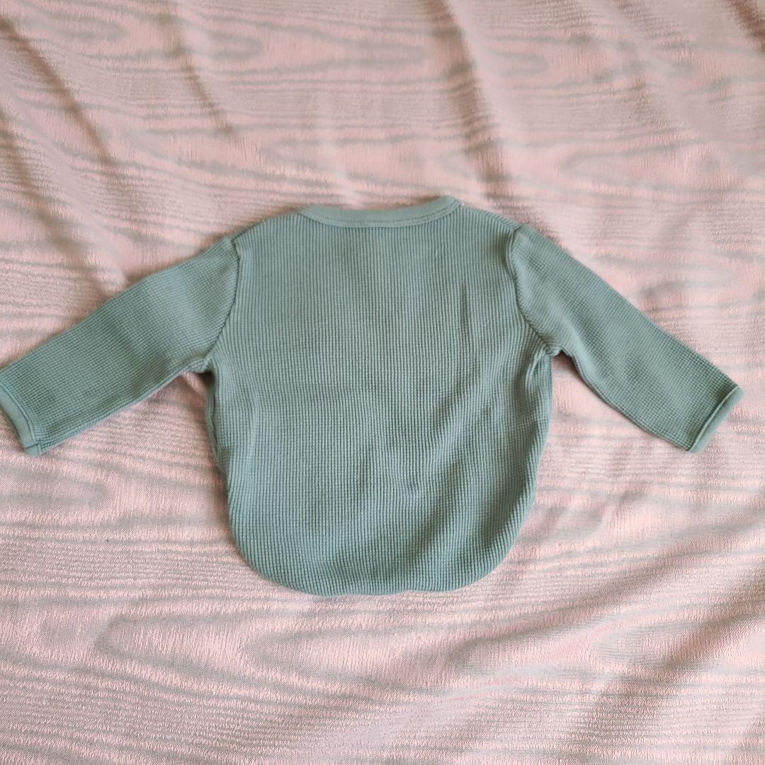 RonHerman ロンハーマンベビ ートップス長袖ワッフルTシャツ