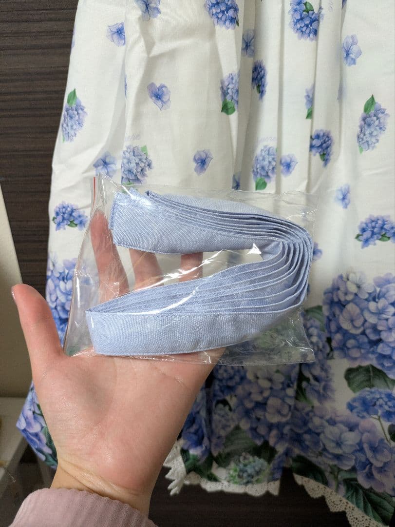 【未使用タグ付き】axesfemmekawaii あじさいジャンスカ