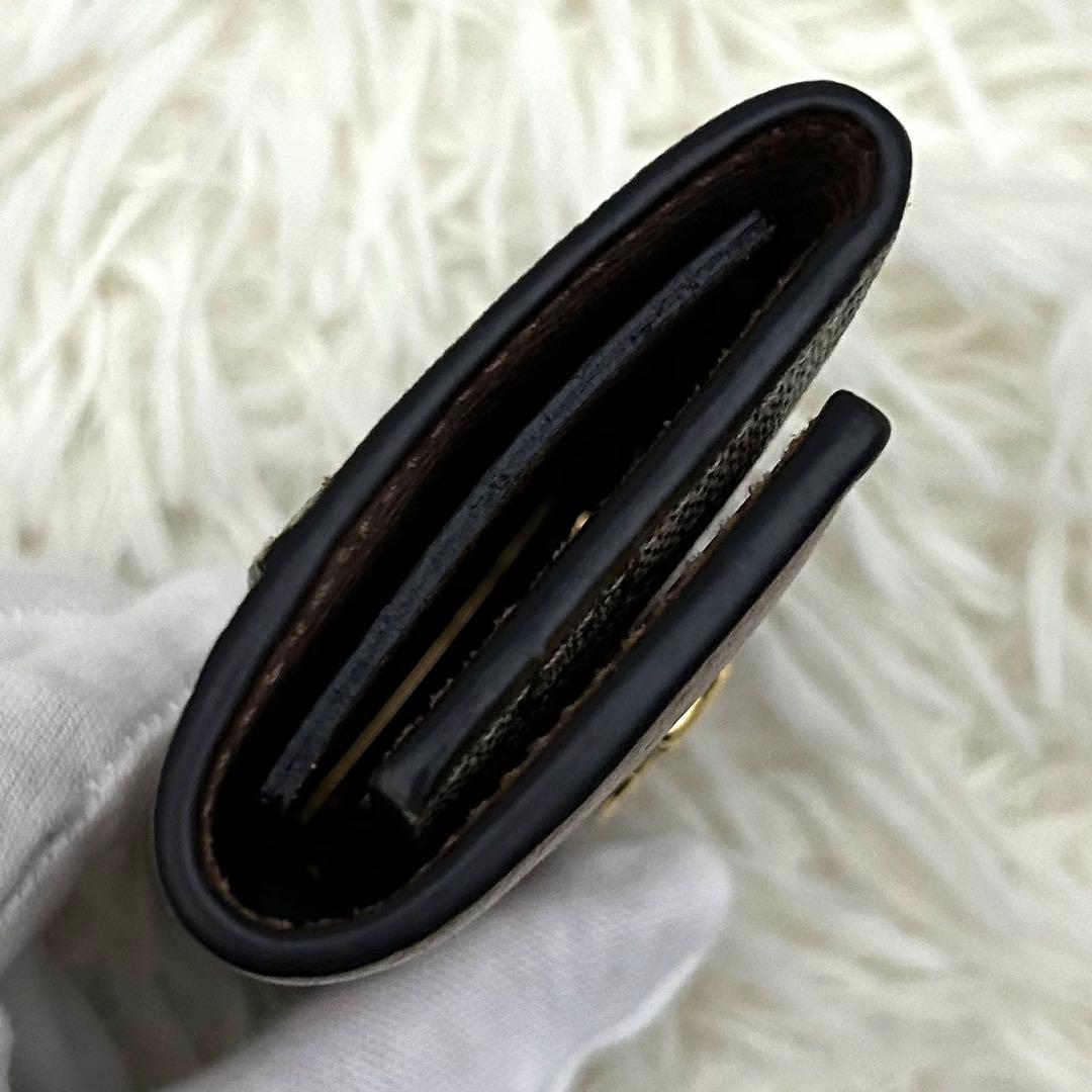 【美品】GUCCI GG柄 GGマーモント コーティング6連 キーケース