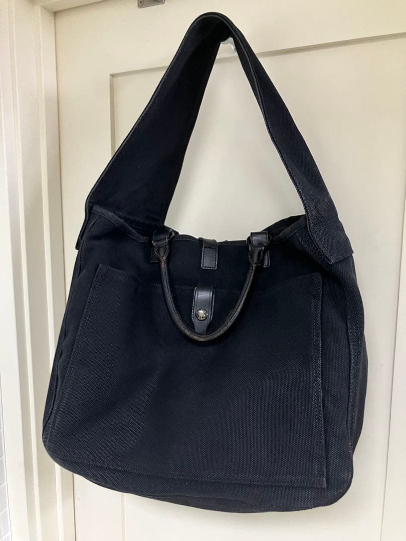 PORTER（ポーター）吉田カバン ブラックキャンバス2wayトートバッグ
