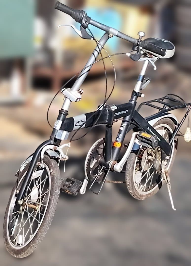 値下げ：19800を17000円へ。シボレー折りたたみ自転車 千葉県船橋市発】