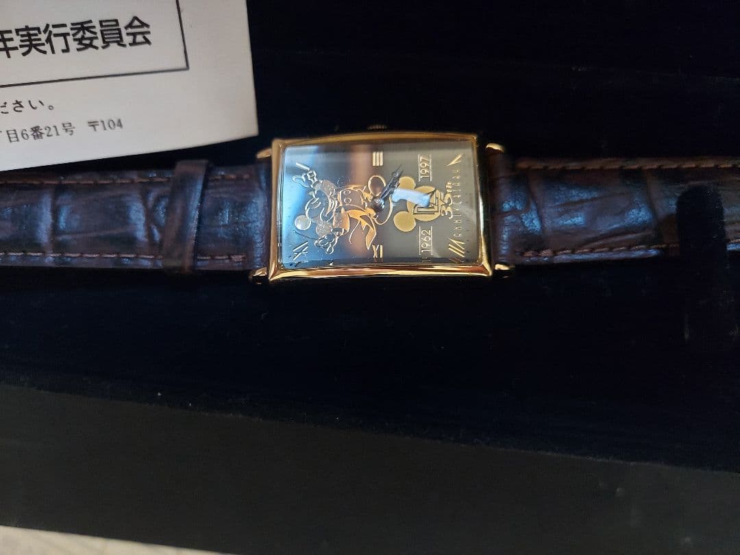 ディズニー 35周年40周年記念品　腕時計セット 喫煙、ペットなしで保管