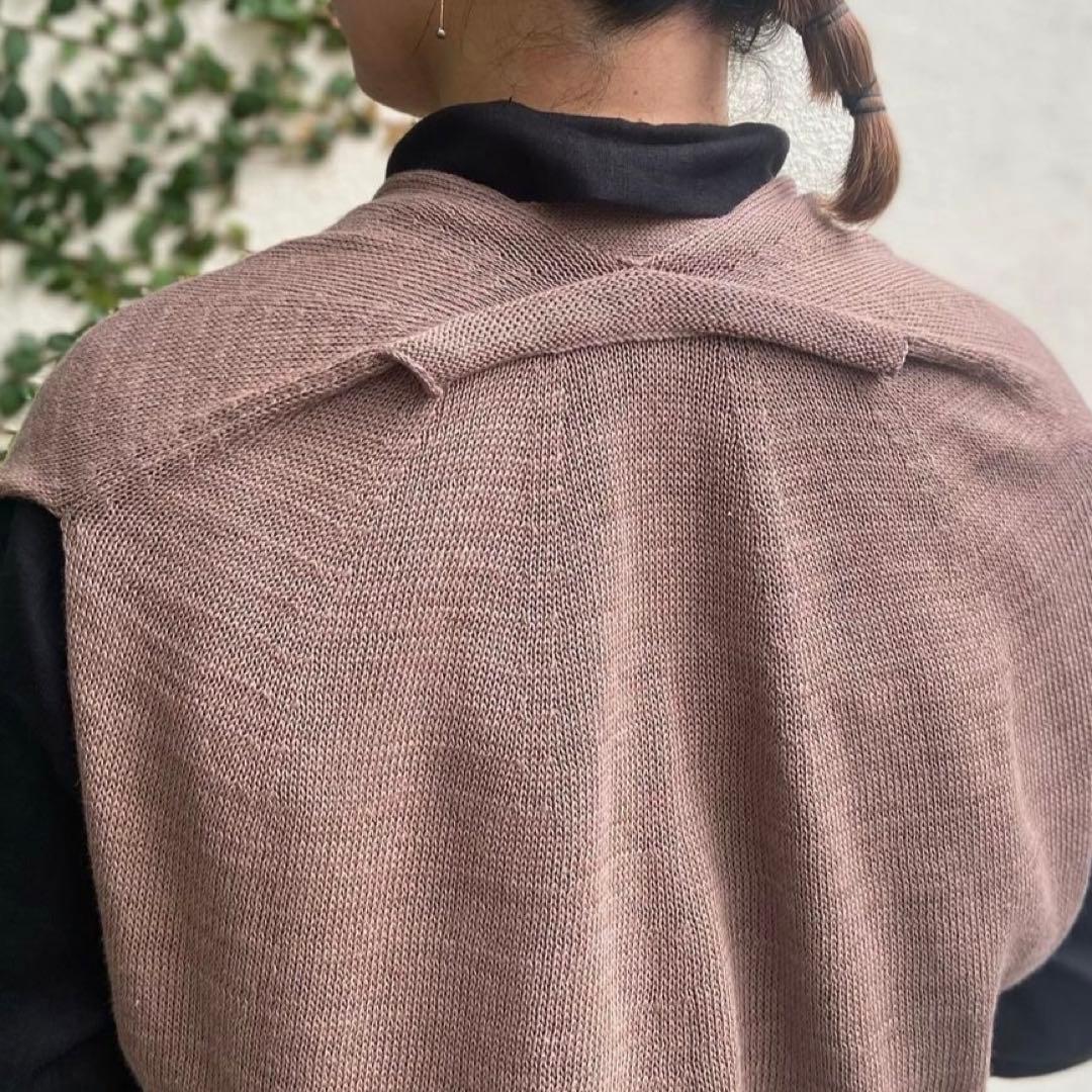 Cotton Linen ジレ / Vlas Blomme