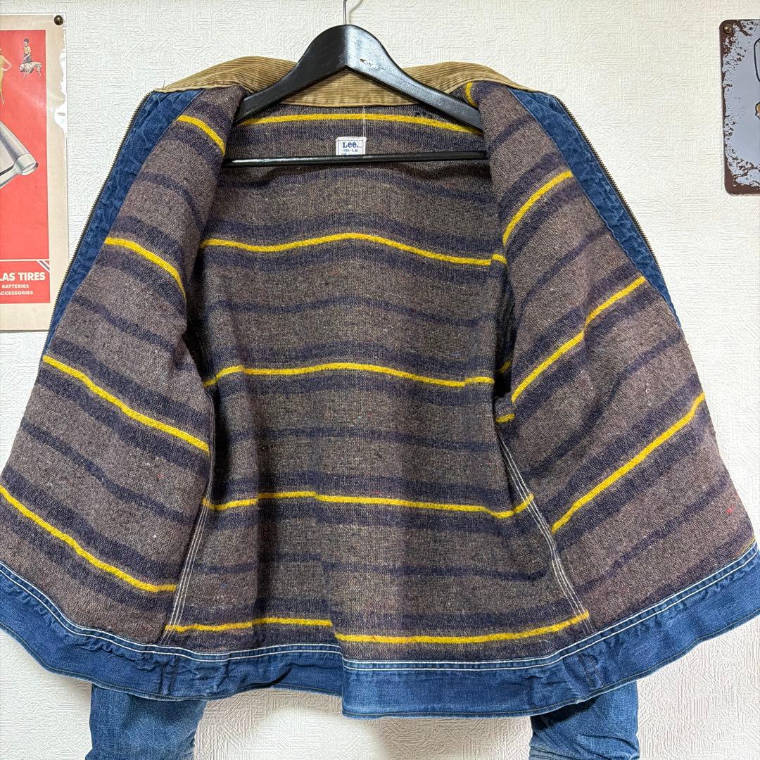 ホ*ン様 極上 60s lee 191-LB デニムジャケット　コーデュロイ　ウ
