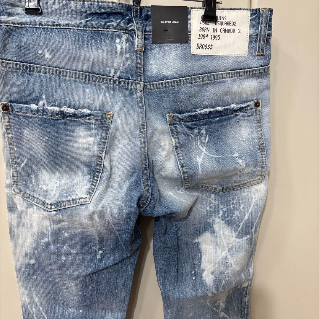DSQUARED2 スプラッシュ加工　SKATER JEAN