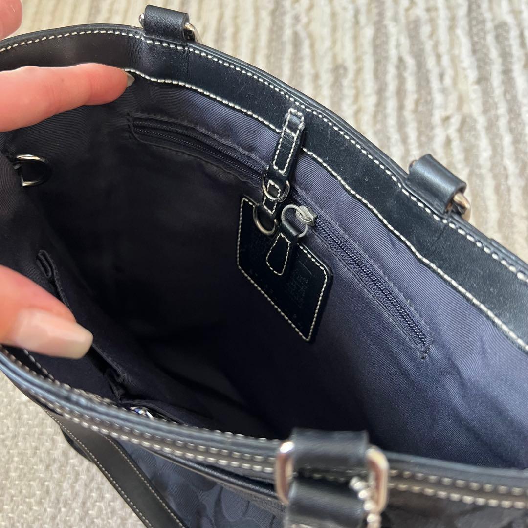 Coach ブラック トートバッグ