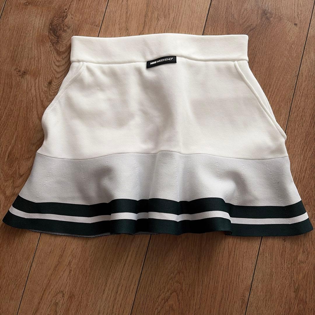NBBWEEKEND ラインフレアスカート　0サイズ