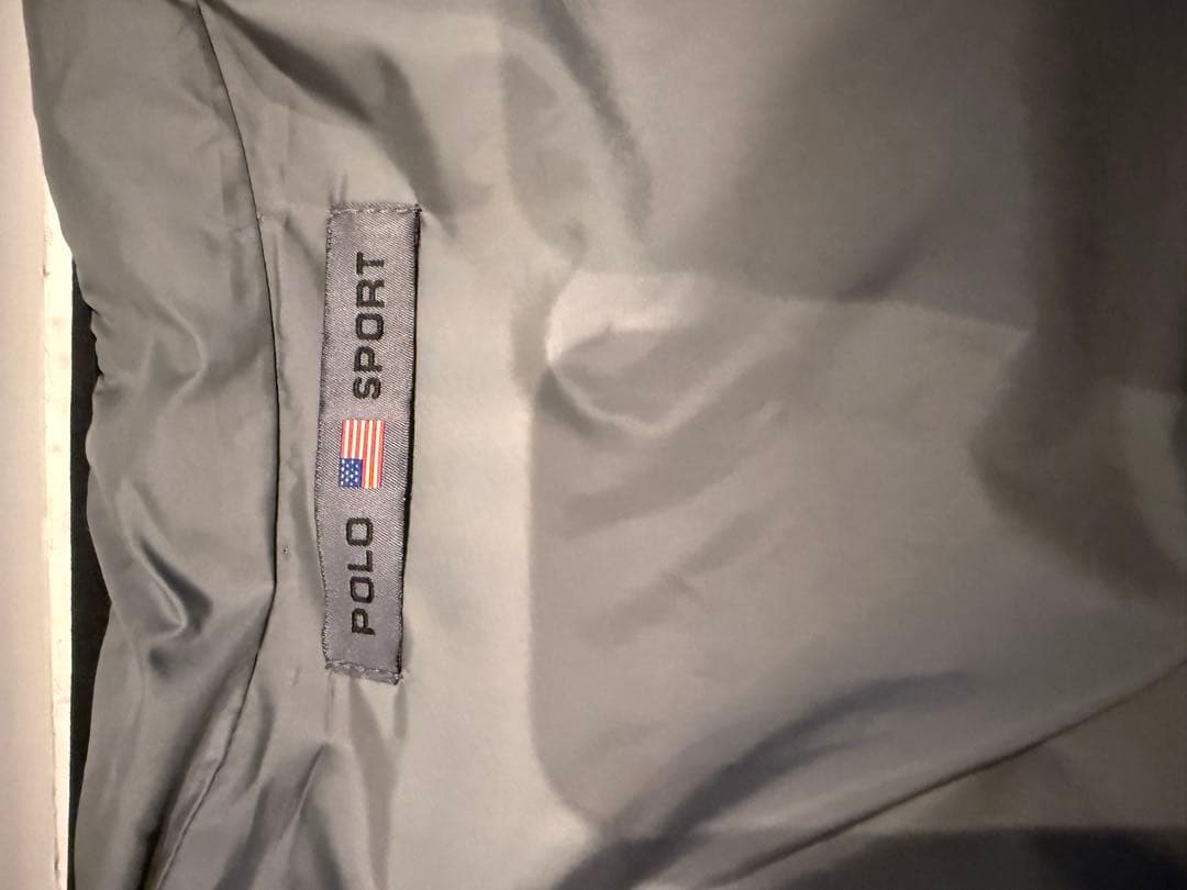美品　POLO SPORT フリースベスト ネイビー