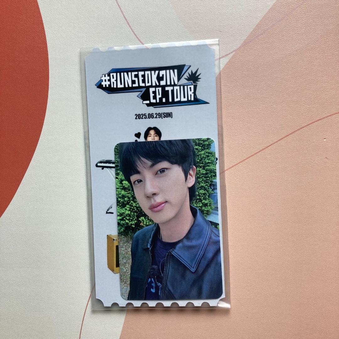 BTS 6/29 RUNSEOKJIN_EP.TOURE JIN トレカ②