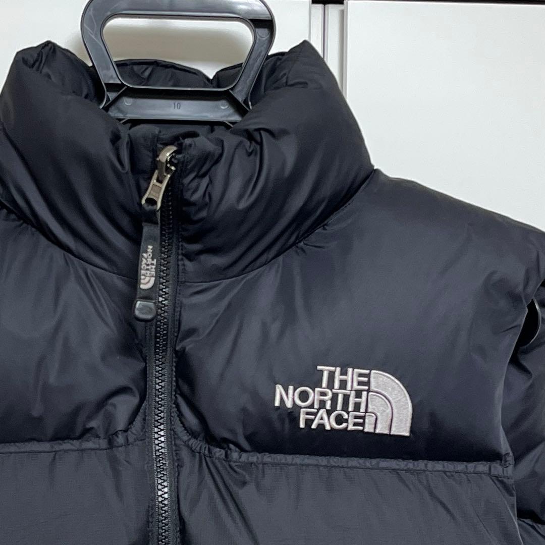 【希少】 THE NORTH FACE ダウン ベスト Sサイズ センターロゴ