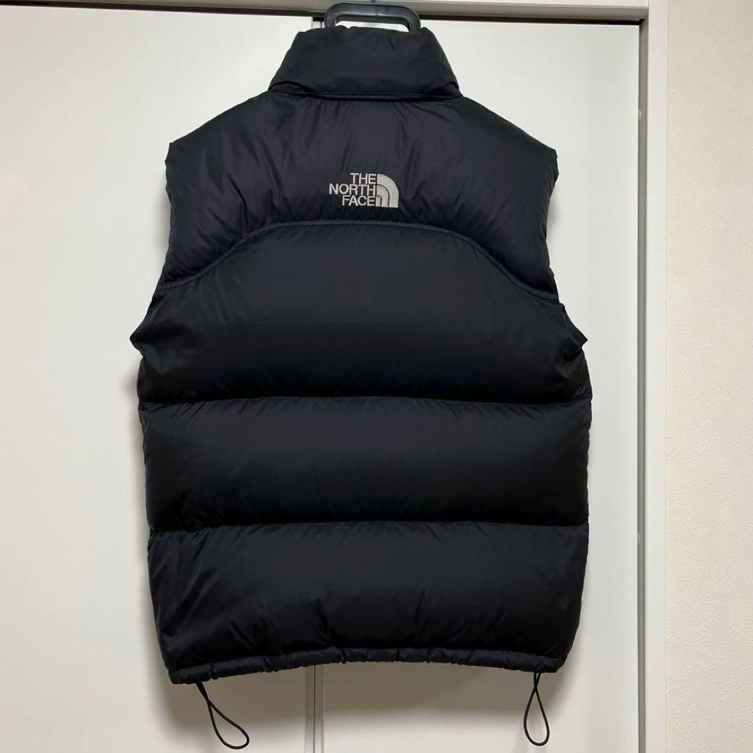 【希少】 THE NORTH FACE ダウン ベスト Sサイズ センターロゴ