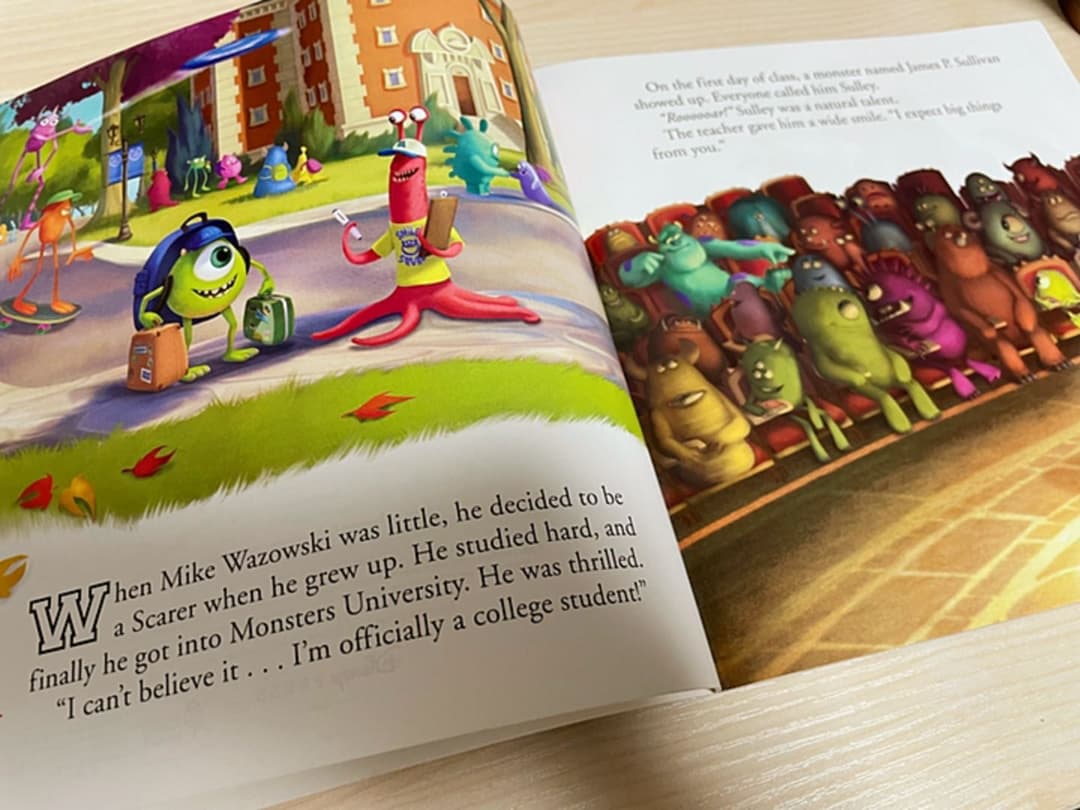 アニメ Monsters University Read-Along Storybook