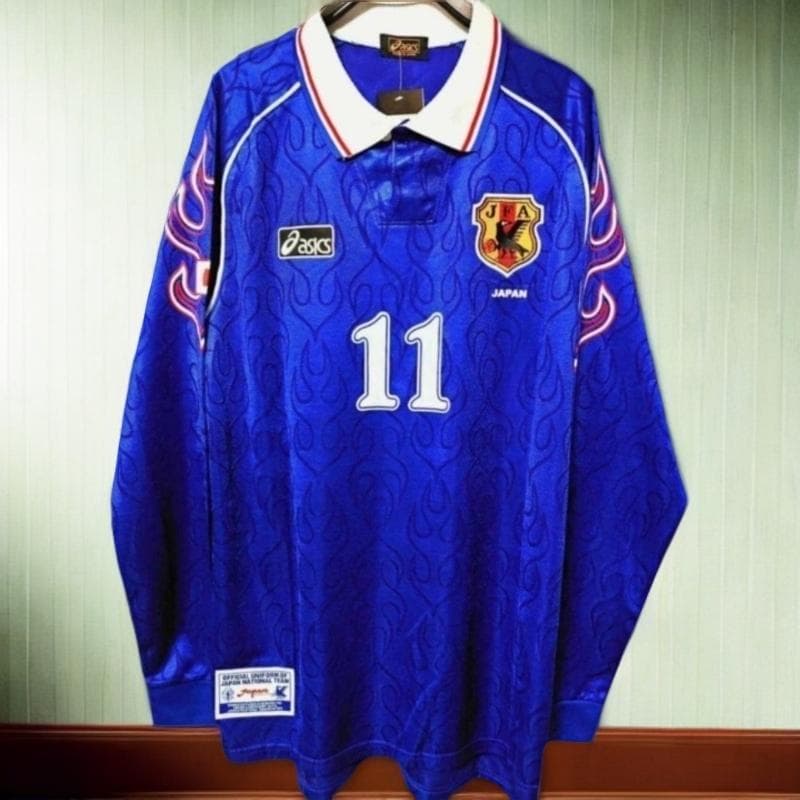 1998 日本代表 長袖 シャツ KAZU 背番号11