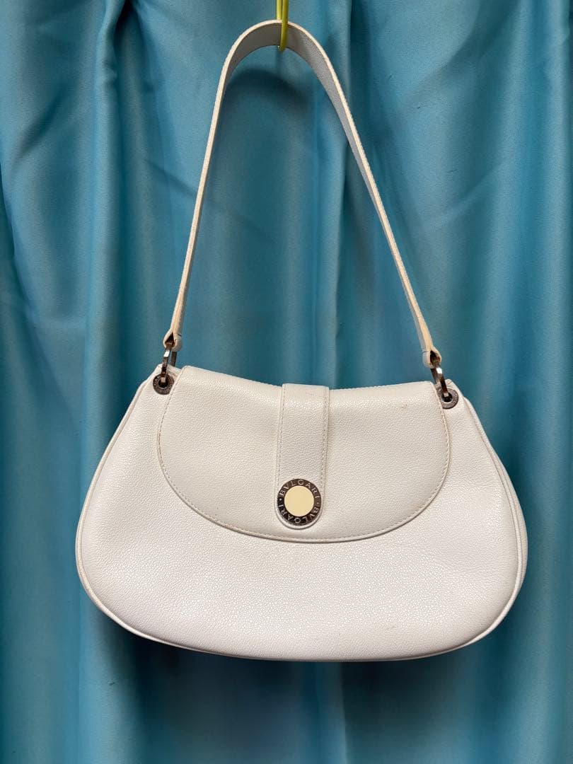 BVLGARI ホワイト ハンドバッグ