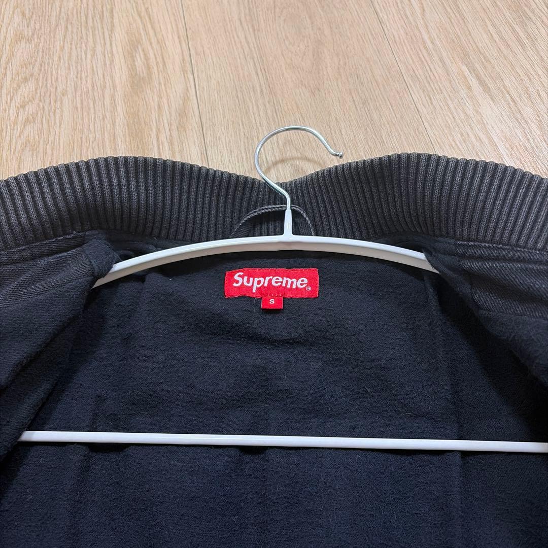 か*ず様 supreme 14aw Denim Twill Varsity Ja