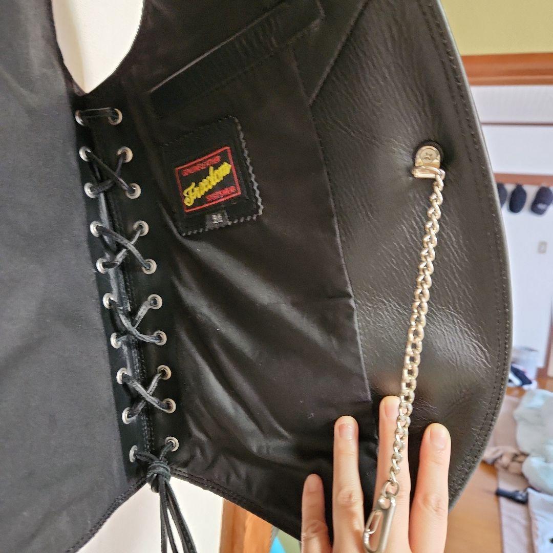 新品未使用　FreedomLeather　PV11　カウレザーベスト