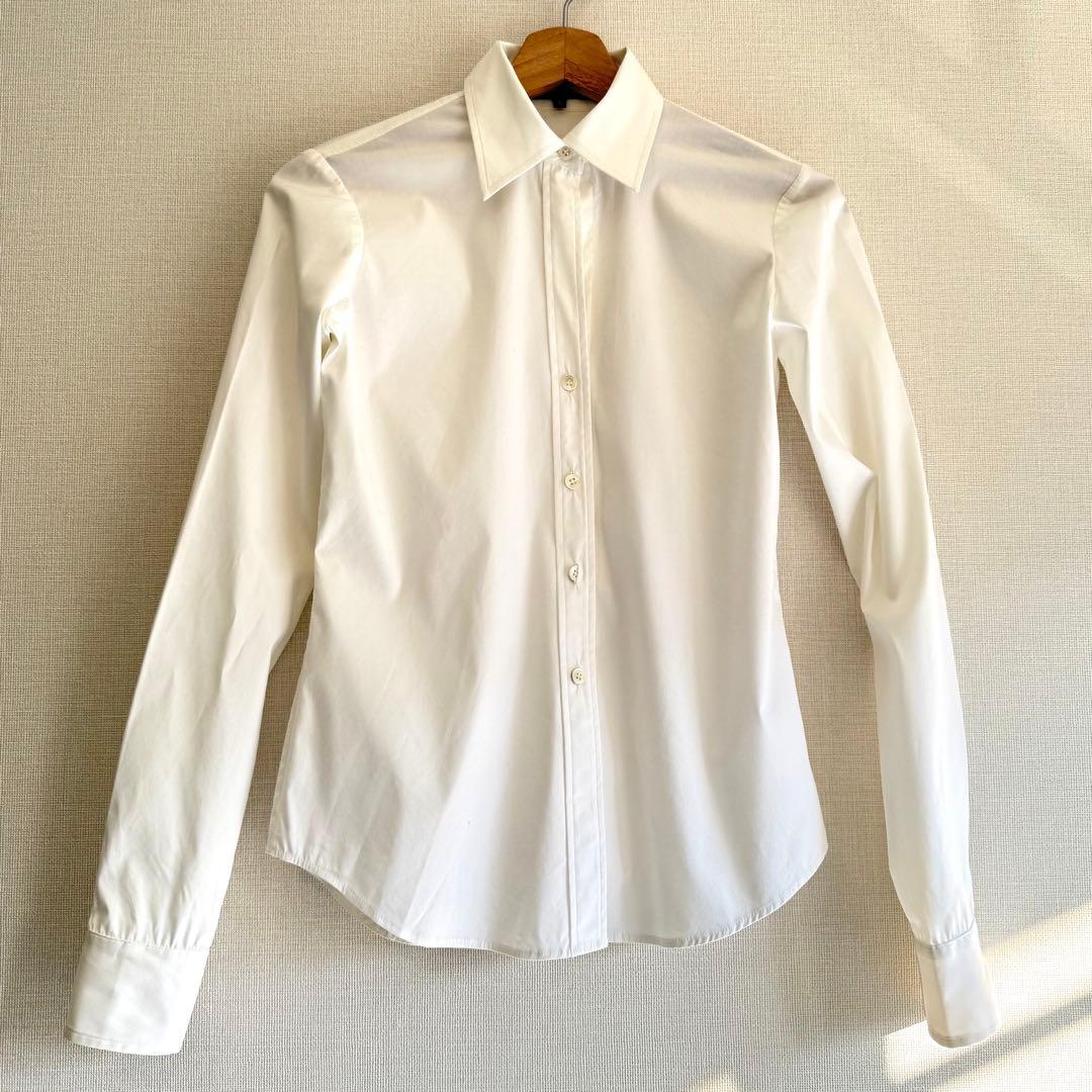 【未使用】Theory 定番白シャツ LUXE LARISSA 0 美ライン