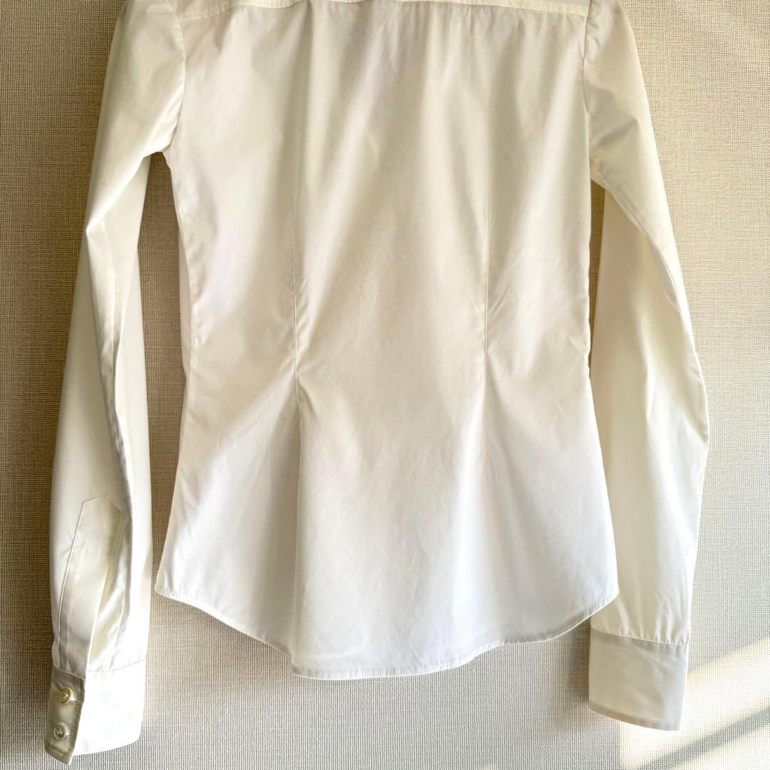 【未使用】Theory 定番白シャツ LUXE LARISSA 0 美ライン