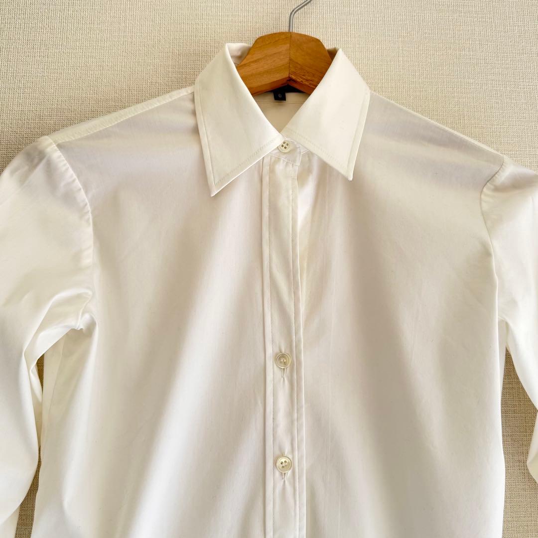 【未使用】Theory 定番白シャツ LUXE LARISSA 0 美ライン