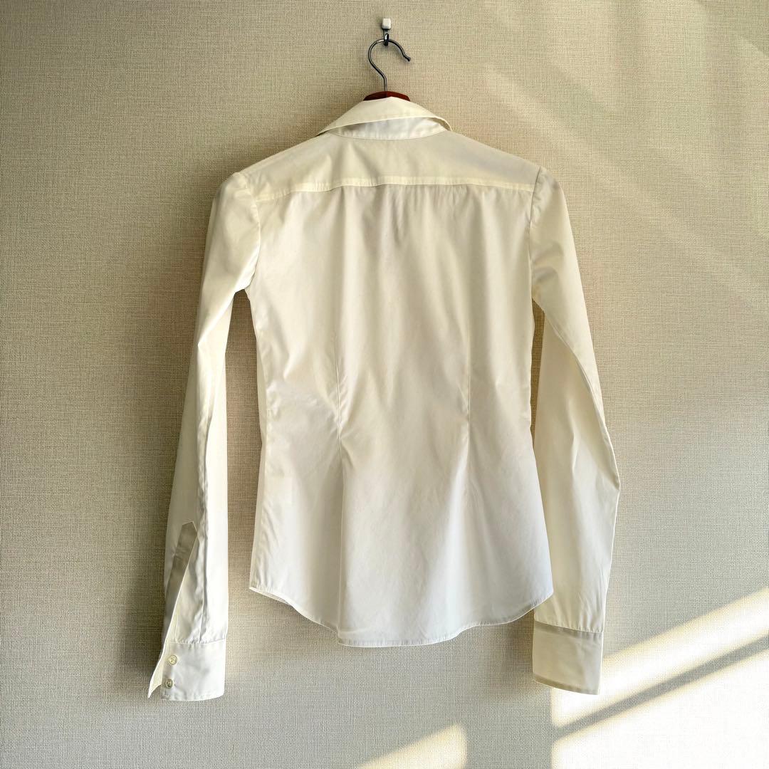 【未使用】Theory 定番白シャツ LUXE LARISSA 0 美ライン