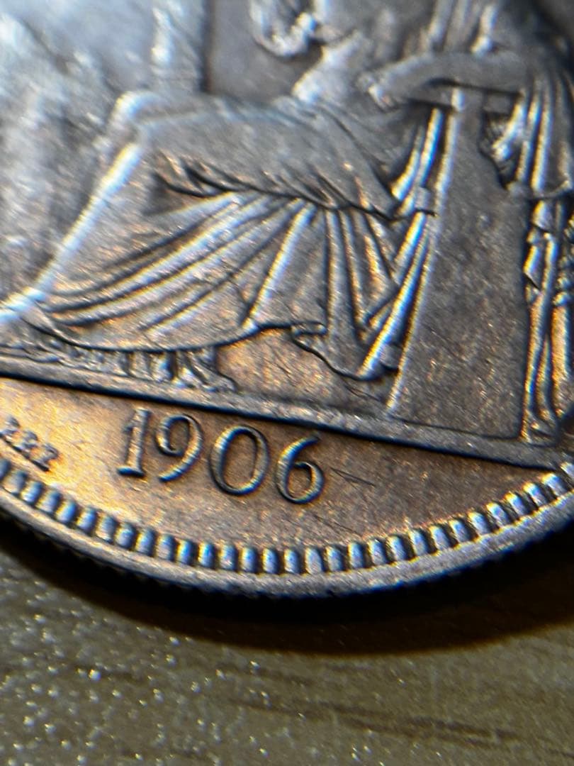 1906年 フランス領インドシナ 銀貨 0.900 美品　女神の顔は見えるB15