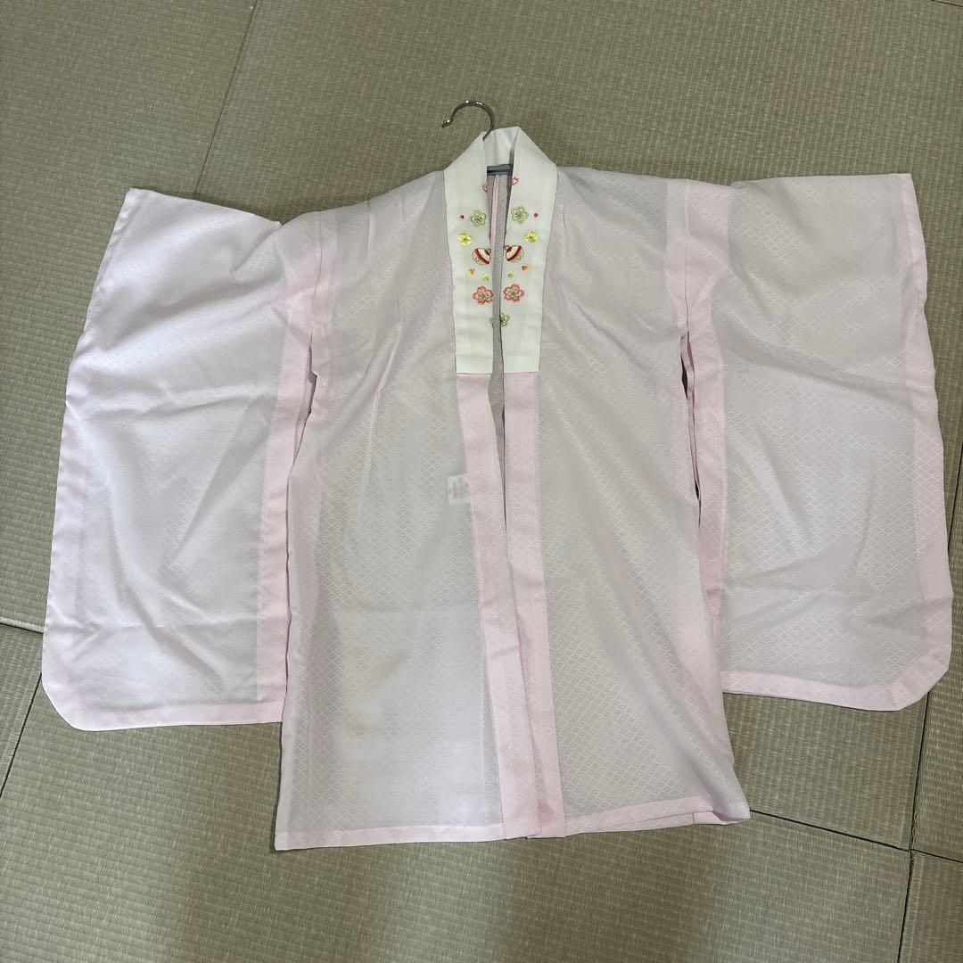 〖着画あり〗〖美品〗３歳　七五三 ブランド　着物セット　赤