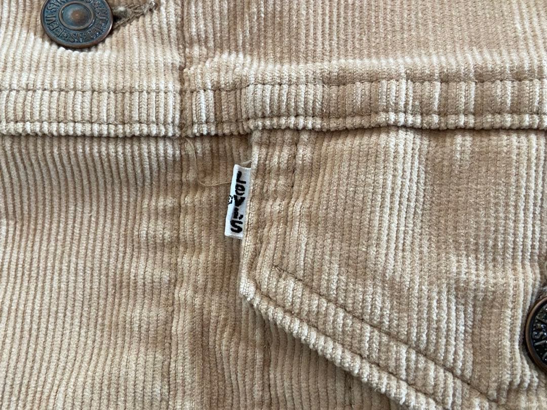 70s リーバイス　70505 コーデュロイジャケット　ビンテージ　levis